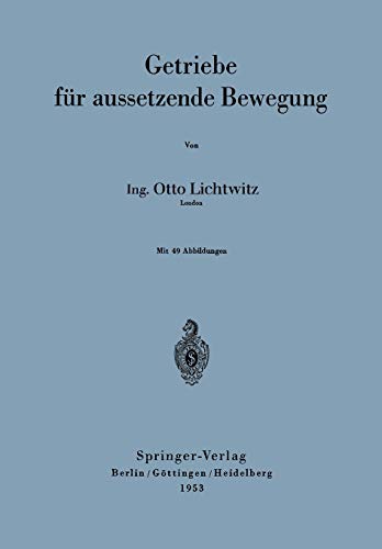 Getriebe für aussetzende Bewegung