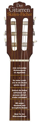 Die Gitarren-Skalen-Fächer: ^Das ideale Geschenk für den Gitarrenanfänger