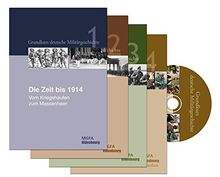 Grundkurs deutsche Militärgeschichte: Gesamtausgabe. Drei Bände mit interaktiver DVD in Kassette