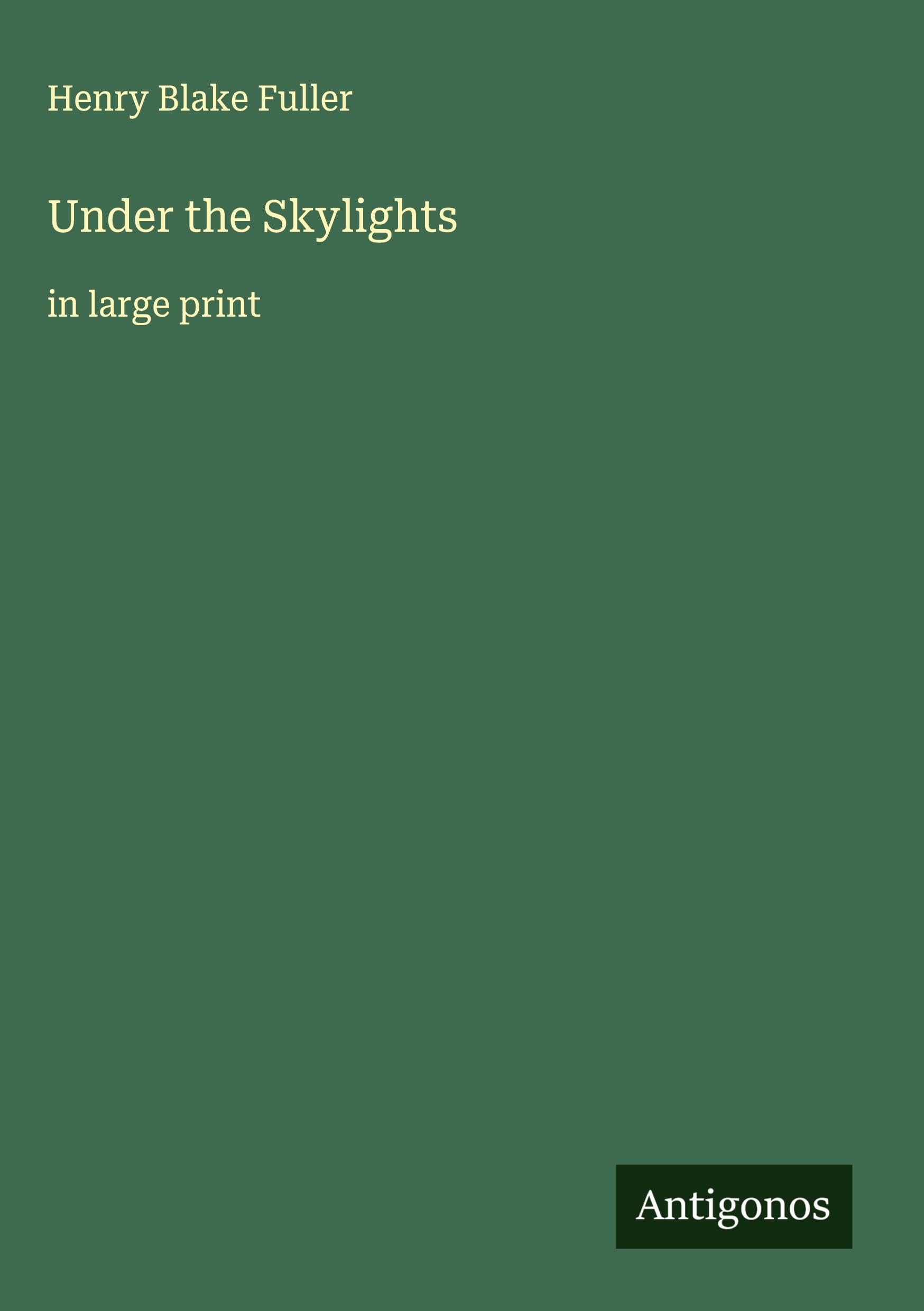 Under the Skylights: in large print