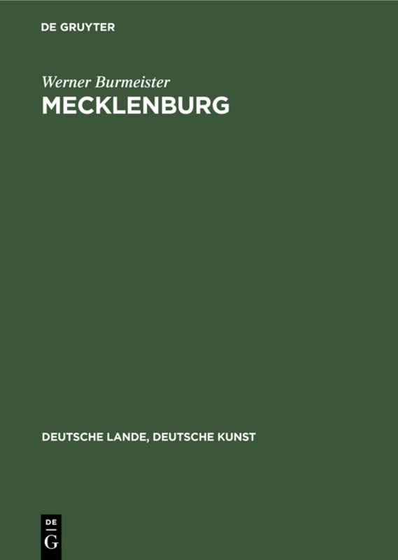 Mecklenburg (Deutsche Lande, Deutsche Kunst)