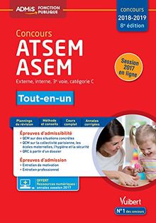 Concours ATSEM, ASEM : externe, interne, 3e voie, catégorie C : tout-en-un, concours 2018-2019