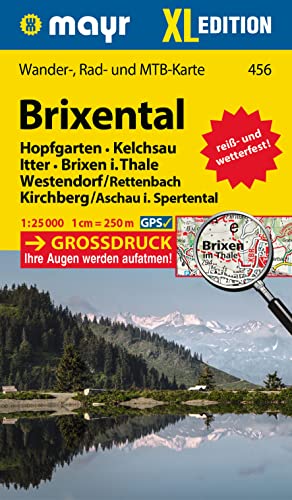 Kompass-Karten GmbH Wm Wk Xl Brixental, 1, 25000 (Mayr Wanderkarte)