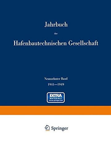 Jahrbuch der Hafenbautechnischen Gesellschaft: 1941-1949