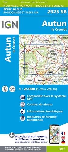 Autun le Creusot 1 : 25000