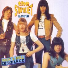 Live-Rock & Roll Disgrace von Sweet | CD | Zustand sehr gut