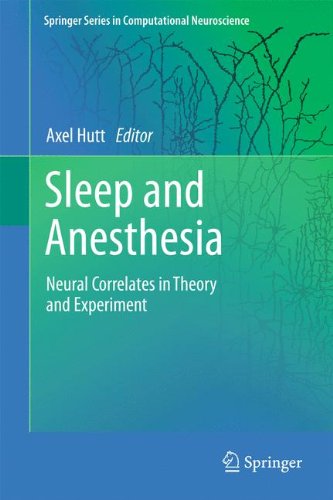 Sleep and Anesthesia: Neural Correlates in Theory and Experiment (Springer Series in Computational Neuroscience)