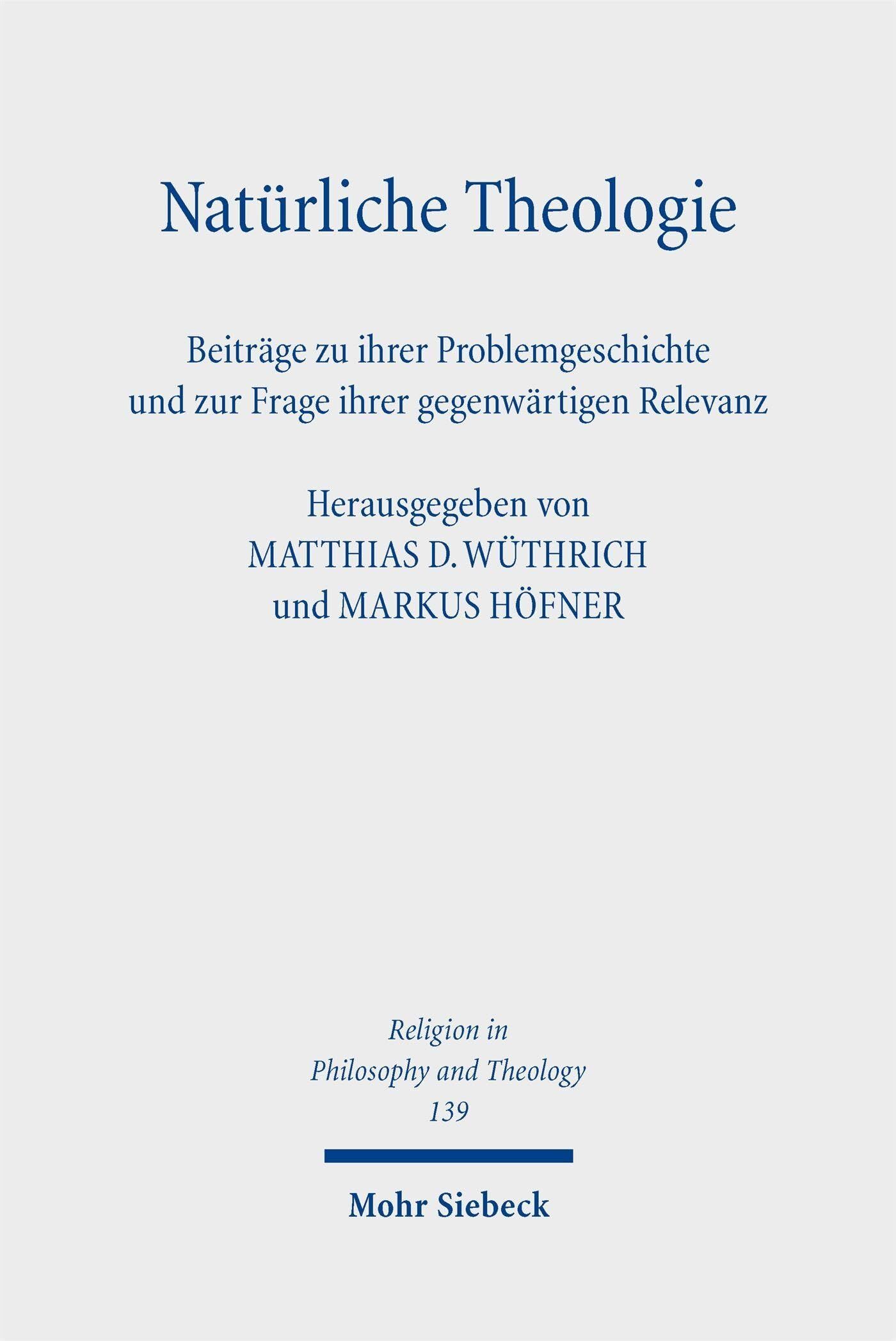 Natürliche Theologie - Neuware