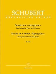 Sonate a-Moll d 821 (Arpeggione). Flöte, Klavier