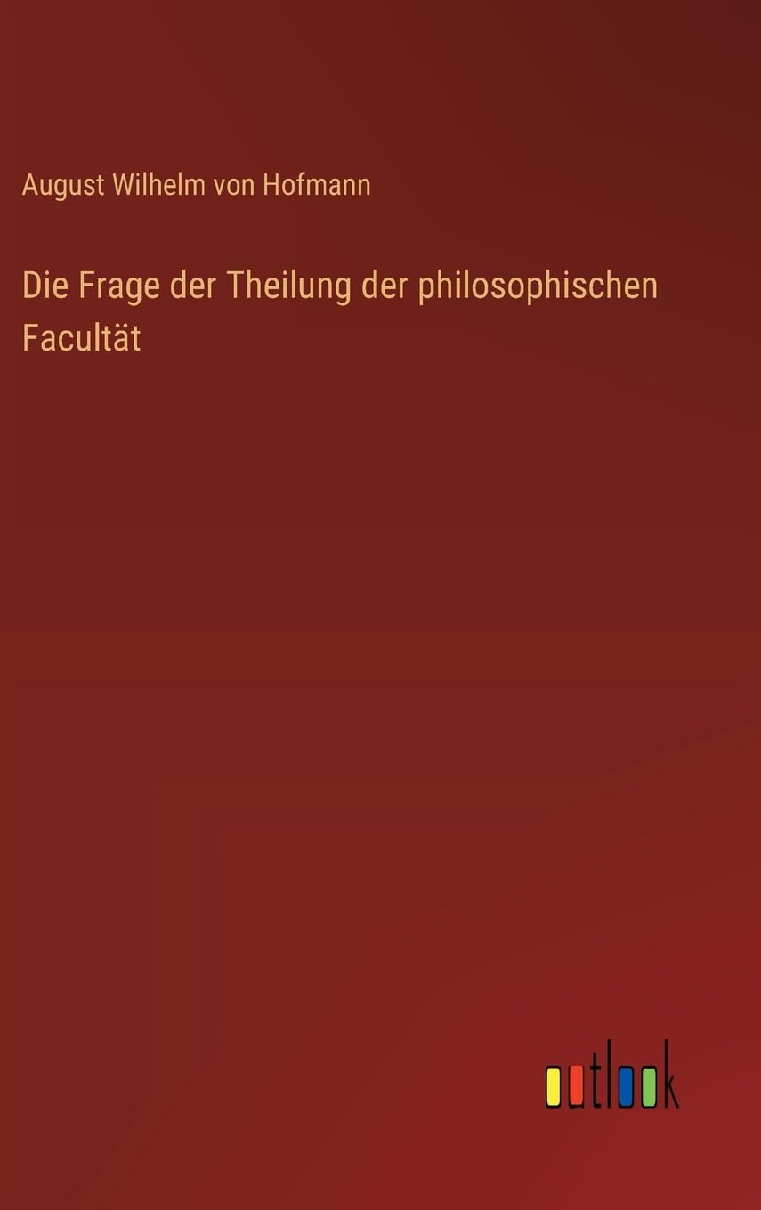 Die Frage der Theilung der philosophischen Facultät