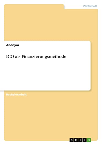 ICO als Finanzierungsmethode