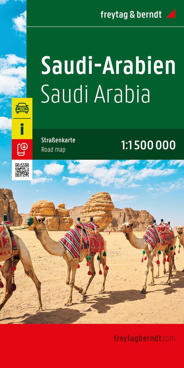 unbekannt Saudi-Arabien, Straßenkarte 1, 1.500.000, Freytag & Berndt (freytag & Berndt Auto + Freizeitkarten)