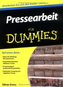 Pressearbeit für Dummies (Fur Dummies)