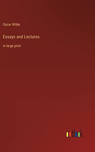 Essays and Lectures: in large print
