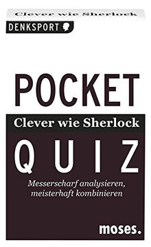 Pocket Quiz - Clever wie Sherlock: Messerscharf analysieren, meisterhaft kombinieren von Elke Vogel | Buch | Zustand gut