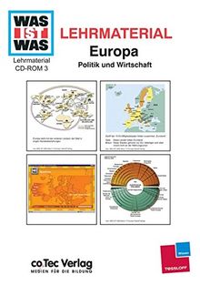 Was ist was, Lehrmaterial, Bd.3 : Europa: Politik und Wirtschaft, 1 CD-ROM Jahrgangsstufen 4-10. Einzelplatzlizenz. Ab Windows 9.x