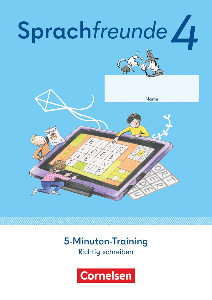 Sprachfreunde - Sprechen - Schreiben - Spielen - Östliche Bundesländer und Berlin - Ausgabe 2022 - 4. Schuljahr: 5-Minuten-Training - Arbeitsheft - ... und Berlin - Ausgabe 2022, 4. Schuljahr)