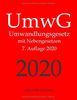 UmwG, Umwandlungsgesetz, Aktuelle Gesetze: Umwandlungsgesetz mit Nebengesetzen