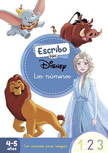 Escribo con Disney. Los números (4-5 años) (Disney. Primeros aprendizajes): Con números para reseguir (Aprendo con Disney)