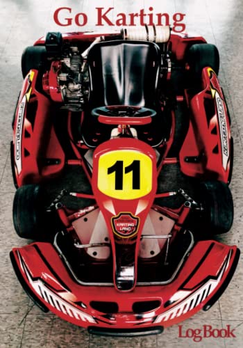 Karting Addicts Go Karting Log Book, Go Kart Racing Record Book, Karting Books, Racing Journal, Inc Race 1, Race 2, Tyre Pressure, Meeting Etc