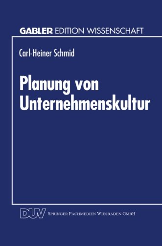 Planung von Unternehmenskultur