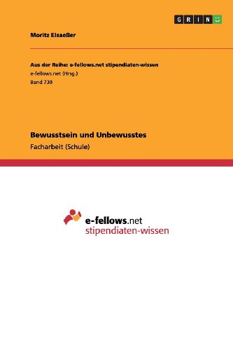 Bewusstsein und Unbewusstes