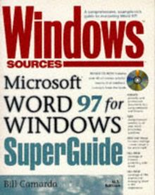 Microsoft Word 97 for Windows SuperGuide, w. CD-ROM | Livre | état bon