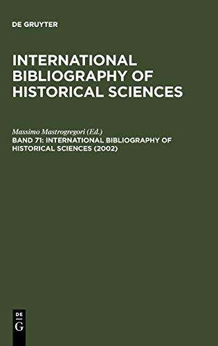 International Bibliography of Historical Sciences / 2002