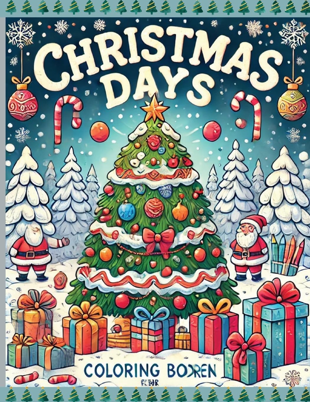 Christmas Days: Coloring Book for your kids