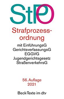 Strafprozessordnung (Beck-Texte im dtv)