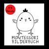 Montessori bilderbuch: Sinneserziehung fur Kleinkinder um das Gehirn und die Sehkraft des Babys zu stimulieren; perfektes Babygeschenk