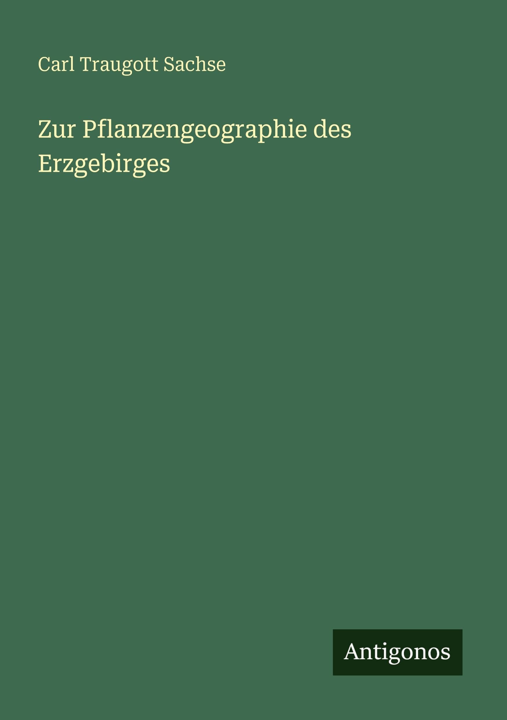 Zur Pflanzengeographie des Erzgebirges