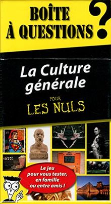 La culture générale pour les nuls : boîte à questions : le jeu pour vous tester en famille ou entre amis !