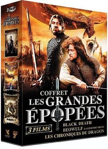 Coffret Les grandes Epopées: Black Death; Beowulf; Les chroniques du dragon [FR Import]