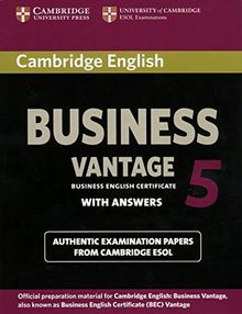 Business Vantage 5: Vantage Student's Book with answers