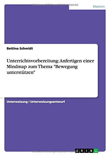 Unterrichtsvorbereitung: Anfertigen einer Mindmap zum Thema Bewegung unterstützen