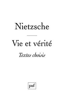 Vie et vérité