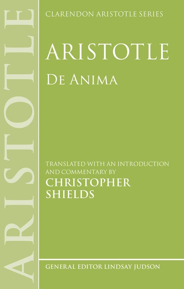 ARISTOTLE: DE ANIMA CAS C (Clarendon Aristotle)