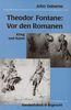 Theodor Fontane: Vor den Romanen. Krieg und Kunst
