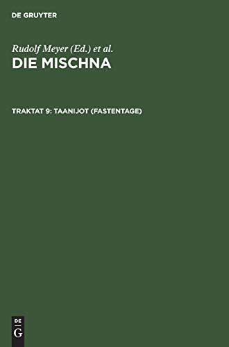 Taanijot (Fastentage) (Die Mischna. Mo'ed)