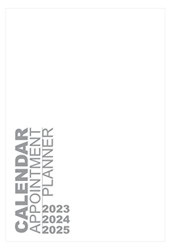 CALENDAR APPOINTMENT PLANNER 2023 2024 2025 (USA): in simple form (01.12.2022 - 10.01.2026)