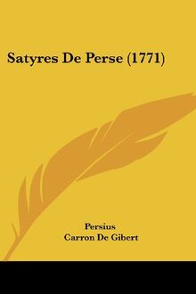 Satyres De Perse (1771)