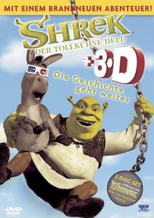 Shrek - Der tollkühne Held (3D Special Edition) [2 DVDs] von Andrew Adamson, Vicky Jenson | DVD | Zustand gut