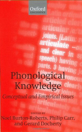 Phonological Knowledge: Conceptual and Empirical Issues