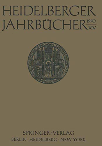 Heidelberger Jahrbücher (Heidelberger Jahrbücher, 14, Band 14)