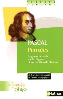 Pascal, Pensées : Fragments classés sur la religion et la condition de l'homme von Morali, Claude | Buch | Zustand gut