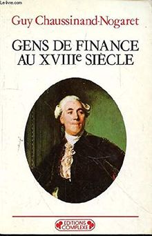 Gens de finance au XVIIIe siècle