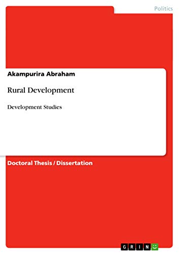 Rural Development: Development Studies