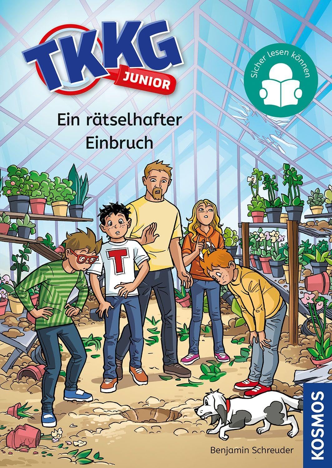 TKKG Junior, 5, Ein rätselhafter Einbruch: Ein spannender Kinderkrimi mit TKKG Junior für echte Detektive - Sicher lesen können - für Kinder ab 7 Jahren