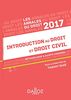 Introduction au droit et droit civil 2017 : méthodologie & sujets corrigés